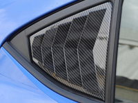 Rear Side Window Louvres for Subaru WRX - Carbon Fibre Look - Pair (2021 - 2023)-Spoilers and Bodykits Australia