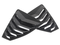 Rear Side Window Louvres for Subaru WRX - Carbon Fibre Look - Pair (2021 - 2023)-Spoilers and Bodykits Australia