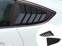 Rear Side Window Louvres for Toyota 86 / Subaru BRZ - Carbon Fibre Look - Pair (2022 - 2024)-Spoilers and Bodykits Australia