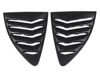 Rear Side Window Louvres for Toyota 86 / Subaru BRZ - Matt Black - Pair (2012 - 2021)-Spoilers and Bodykits Australia