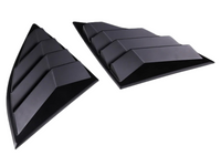 Rear Side Window Louvres for Toyota Supra - Matt Black - Pair (2019 - 2022)-Spoilers and Bodykits Australia