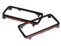 Rear Tow Hook Trims for Land Rover Defender 90 / 110 - Black - Pair (2020 - 2022)-Spoilers and Bodykits Australia