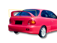 Rear Boot Spoiler Wing for Hyundai Excel 3-Door Hatch - Spoilers And Bodykits Australia