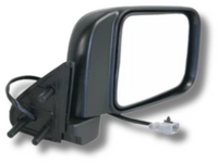 Right Driver Side Door Mirror for D22 Nissan Navara - Black (2001 - 2005)-Spoilers and Bodykits Australia