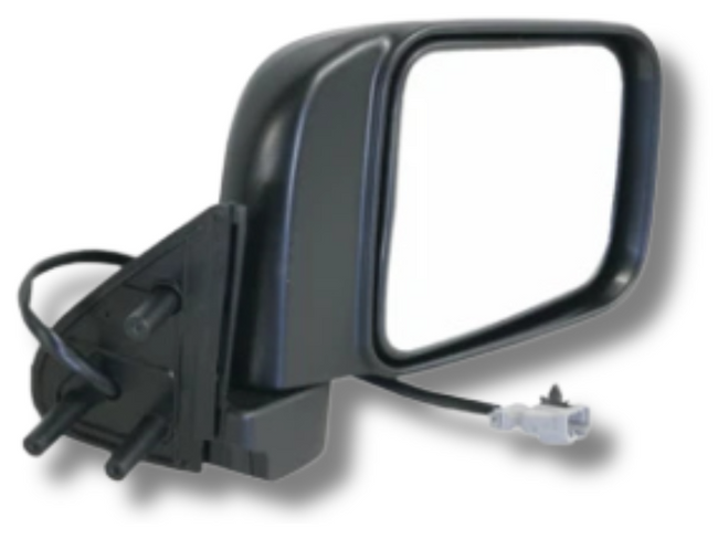 Right Driver Side Door Mirror for D22 Nissan Navara - Black (2001 - 2005)-Spoilers and Bodykits Australia