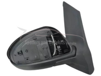 Right Driver Side Door Mirror for Mazda 2 DE Series - Black - 3 Pin (2007 - 2014)-Spoilers and Bodykits Australia