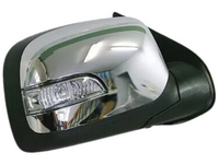 Right Driver Side Door Mirror with Blinker for Isuzu D-MAX - Chrome (2006 - 2012)-Spoilers and Bodykits Australia