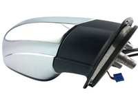 Right Driver Side Electric Door Mirror for Volkswagen Amarok - Chrome / Grey (2011 - 2016)-Spoilers and Bodykits Australia