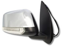 Right Driver Side Electric Door Mirror with LED Light for Nissan Pathfinder R51 - Chrome (2005 - 2013)-Spoilers and Bodykits Australia