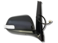 Right Driver Side Electric Door Mirror with LED Light for Toyota Tarago ACR50 - Black (2006 Onwards)-Spoilers and Bodykits Australia