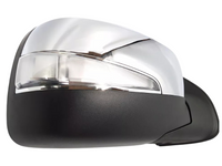 Right Driver Side Electric Door Mirror with Power Fold Function for Isuzu D-MAX - Chrome - 7 Pins (2008 - 2012)-Spoilers and Bodykits Australia