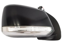 Right Driver Side Electric Fold Door Mirror with Heat Function & LED Puddle Light for D40 Nissan Navara (2005 - 2015)-Spoilers and Bodykits Australia