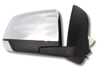 Right Driver Side Folding Door Mirror with Light for Isuzu MU-X - 8 Pins - Chrome (2013 - 2021)-Spoilers and Bodykits Australia