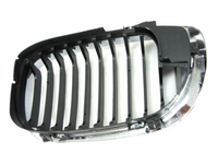 Right Driver Side Front Grill for BMW 3 Series E46 Coupe - Chrome / Black (2003 - 2005)-Spoilers and Bodykits Australia