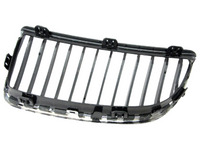Right Driver Side Front Grill for BMW 3 Series E90 V4 Sedan - Chrome / Black (2005 - 2009)-Spoilers and Bodykits Australia