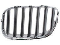 Right Driver Side Front Grill for BMW X5 E53 - Chrome / Silver (10/2003 - 03/2007)-Spoilers and Bodykits Australia
