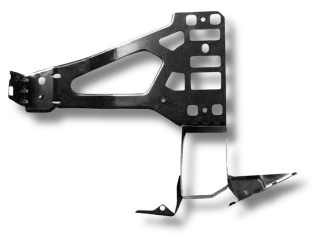 Right Driver Side Head Light & Radiator Support Side Panel for BMW 5 Series E60 (2003 - 2010)-Spoilers and Bodykits Australia