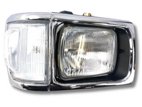 Right Driver Side Head Light with Chrome Surround for Toyota Hilux 4WD (1991 - 1997)-Spoilers and Bodykits Australia