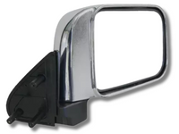 Right Driver Side Manual Door Mirror for D22 Nissan Navara 4WD - Chrome (2001 - 2015)-Spoilers and Bodykits Australia