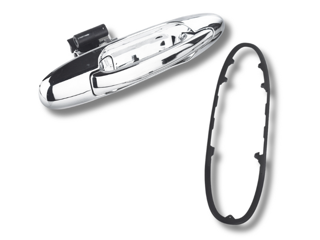 Right Driver Side Rear Outer Door Handle for 100 Series Toyota Landcruiser - Chrome (1998 - 2007)-Spoilers and Bodykits Australia
