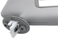 Right Driver Side Sun Visor for 150 Series Toyota Prado - Grey (2010 - 2023)-Spoilers and Bodykits Australia