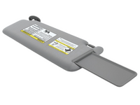 Right Driver Side Sun Visor for 150 Series Toyota Prado - Grey (2010 - 2023)-Spoilers and Bodykits Australia