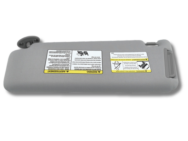 Right Driver Side Sun Visor for 150 Series Toyota Prado - Grey (2010 - 2023)-Spoilers and Bodykits Australia