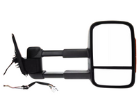 Right Drivers Side Extendable Towing Mirror with Indicator for MQ / MR Mitsubishi Triton - Electric Mirror (2015 - 2019)-Spoilers and Bodykits Australia