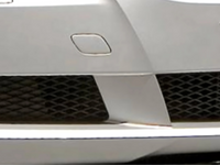 Right Front Tow Hook Cover for BMW E92 Coupe / E93 - Silver (2007 - 2010)-Spoilers and Bodykits Australia