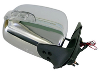 Right Side Electric Door Mirror with LED Indicator for Toyota Hiace GL - Chrome (2005 - 2014)-Spoilers and Bodykits Australia
