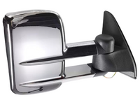 Right Side Extendable Towing Mirror for 120 Series Toyota Prado - Chrome (2002 - 2009)-Spoilers and Bodykits Australia