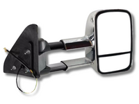 Right Side Extendable Towing Mirror for 120 Series Toyota Prado - Chrome (2002 - 2009)-Spoilers and Bodykits Australia