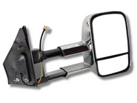 Right Side Extendable Towing Mirror for 200 Series Toyota Landcruiser - Chrome - Electric Mirror-Spoilers and Bodykits Australia