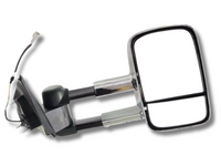 Right Side Extendable Towing Mirror for Mazda BT-50 UP / UR - Chrome (2012 - 2019)-Spoilers and Bodykits Australia