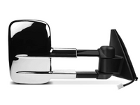 Right Side Extendable Towing Mirror for Mitsubishi Pajero NM / NP / NS / NT / NW - Chrome - Electric Mirror-Spoilers and Bodykits Australia