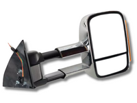 Right Side Extendable Towing Mirror with Indicator for 150 Series Toyota Prado - Chrome - Pair (2009 - 2019)-Spoilers and Bodykits Australia
