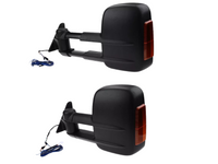 Right Side Extendable Towing Mirror with Indicator for 80 Series Toyota Landcruiser - Electric Mirror-Spoilers and Bodykits Australia