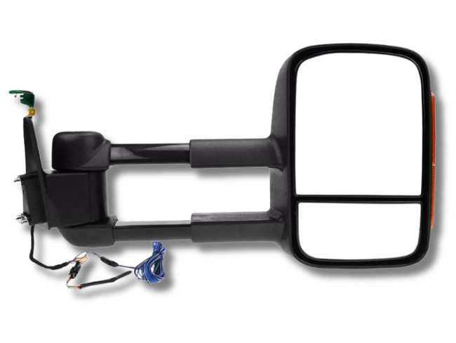 Right Side Extendable Towing Mirror with Indicator for 80 Series Toyota Landcruiser - Electric Mirror-Spoilers and Bodykits Australia