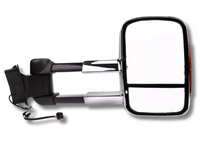 Right Side Extendable Towing Mirror with Indicator for Land Rover Discovery 3 & 4 - Chrome - Electric Mirror-Spoilers and Bodykits Australia