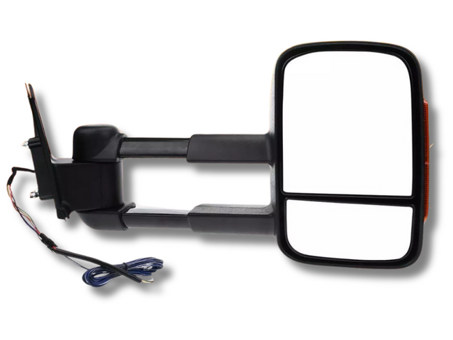 Right Side Extendable Towing Mirror with Indicator for ML / MN Mitsubishi Triton - Electric Mirror-Spoilers and Bodykits Australia