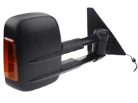 Right Side Extendable Towing Mirror with Indicator for Mitsubishi Pajero - Electric Mirror (2001 - 2019)-Spoilers and Bodykits Australia