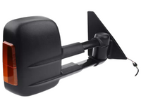 Right Side Extendable Towing Mirror with Indicator for Mitsubishi Pajero - Electric Mirror (2001 - 2019)-Spoilers and Bodykits Australia