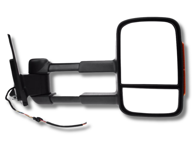 Right Side Extendable Towing Mirror with Indicator for Mitsubishi Pajero - Electric Mirror (2001 - 2019)-Spoilers and Bodykits Australia