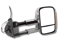 Right Side Extendable Towing Mirror with Indicator for Toyota Hilux - Chrome (2015 Onwards)-Spoilers and Bodykits Australia