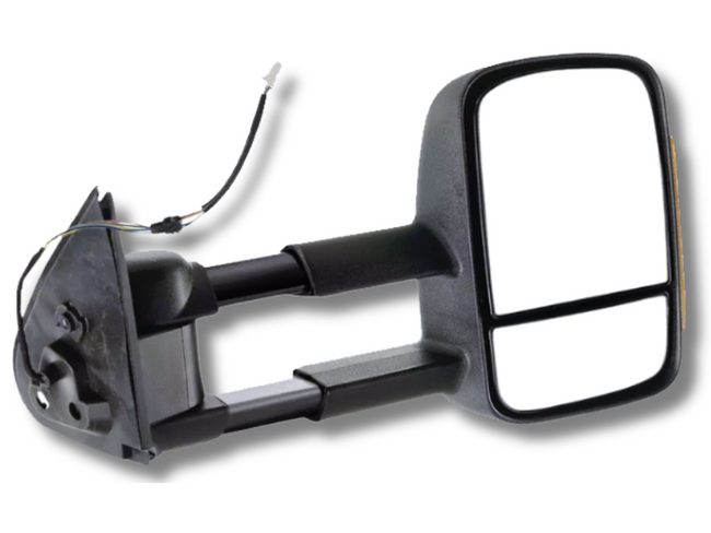 Right Side Extendable Towing Mirror with Indicators for Toyota Hilux - Electric Mirror (07/2015 - 2019)-Spoilers and Bodykits Australia