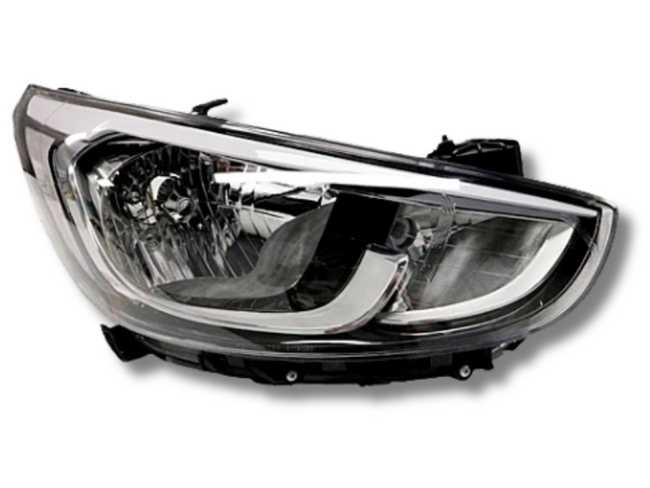 Right Side Halogen Head Light for Hyundai Accent RB Series 2 (10/2013 Onwards)-Spoilers and Bodykits Australia