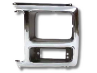 Right Side Head Light Surround for Ford F100 / F350 - Chrome / Dark Grey (1980 - 1986)-Spoilers and Bodykits Australia