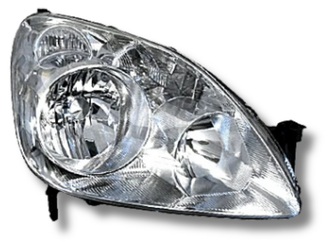 Right Side Head Light with Clear Indicator for Honda CRV (10/2004 - 01/2007)-Spoilers and Bodykits Australia