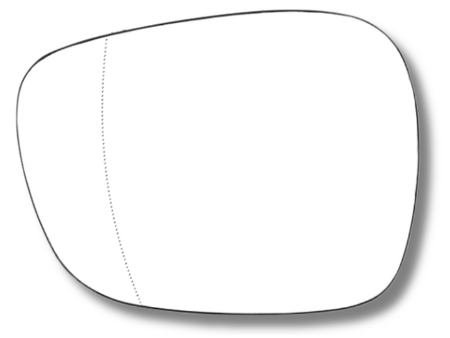 Right Side Heated Door Mirror Glass with Backing Plate for BMW X3 (2010 - 2014)-Spoilers and Bodykits Australia