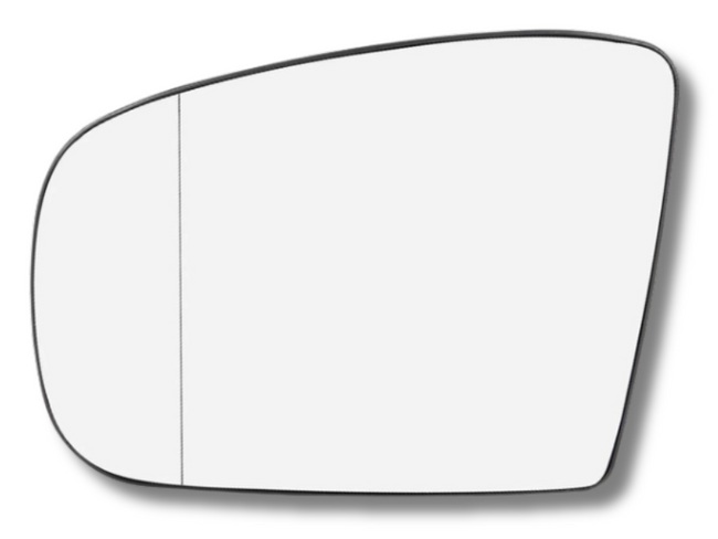 Right Side Heated Door Mirror Glass with Backing Plate for Mercedes Benz GL320-Spoilers and Bodykits Australia